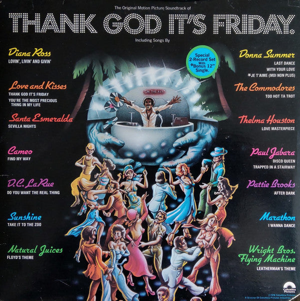 Various : Thank God It's Friday (The Original Motion Picture Soundtrack) (2xLP, Album, Comp + 12