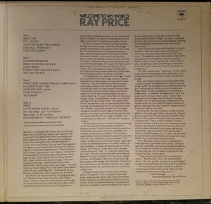 Ray Price : Welcome To My World (2xLP, Comp, Gat)