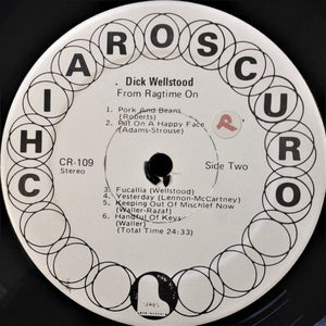 Dick Wellstood : From Ragtime On (LP, Album, Mus)