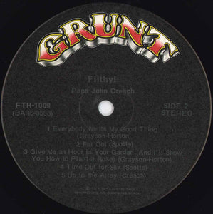 Papa John Creach : Filthy! (LP, Album, Ind)