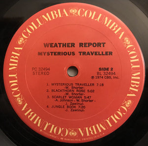 Weather Report : Mysterious Traveller (LP, Album)