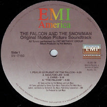 Load image into Gallery viewer, Pat Metheny Group : The Falcon And The Snowman (Original Motion Picture Soundtrack) (LP, Album)
