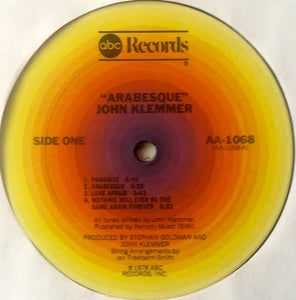 John Klemmer : Arabesque (LP, Album, Club, CRC)