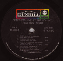 Load image into Gallery viewer, Three Dog Night : Captured Live At The Forum (LP, Album)
