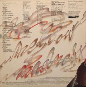 Quincy Jones : Mellow Madness (LP, Album, Ind)
