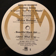 Load image into Gallery viewer, Quincy Jones : Mellow Madness (LP, Album, Ind)
