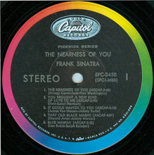 Laden Sie das Bild in den Galerie-Viewer, Frank Sinatra : The Nearness Of You (LP, Comp, Scr)
