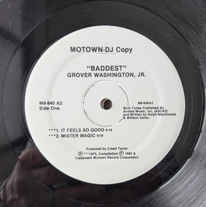 Grover Washington, Jr. : Baddest (2xLP, Comp, Promo)