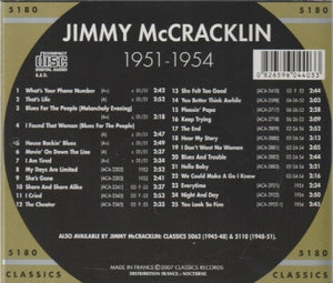 Jimmy McCracklin : The Chronological Jimmy McCracklin 1951-1954 (CD, Comp)