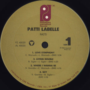 Patti Labelle : Patti (LP, Album, Pit)