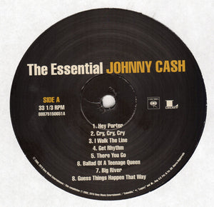Johnny Cash : The Essential Johnny Cash (2xLP, Comp, Mono, RE, RM)