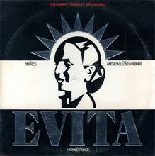 Laden Sie das Bild in den Galerie-Viewer, Andrew Lloyd Webber And Tim Rice : Evita: Premiere American Recording (2xLP, Album, Glo)
