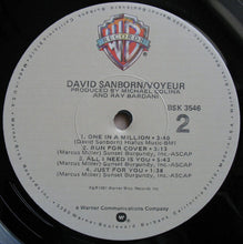Load image into Gallery viewer, David Sanborn : Voyeur (LP, Album)
