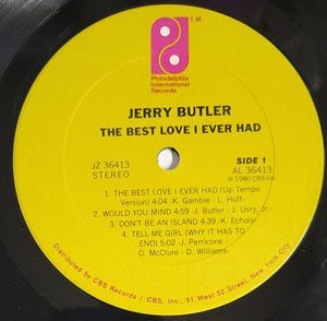 Jerry Butler : The Best Love (LP, Album, Ter)