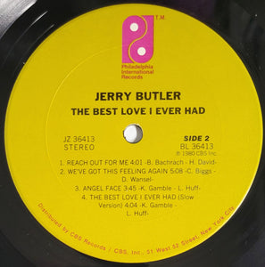 Jerry Butler : The Best Love (LP, Album, Ter)