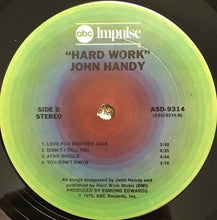 Charger l&#39;image dans la galerie, John Handy : Hard Work (LP)
