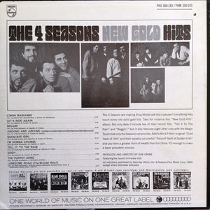 The 4 Seasons* : New Gold Hits (LP, Album, Mer)