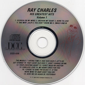 Ray Charles : His Greatest Hits Vol. 1 (CD, Comp)