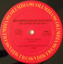 Load image into Gallery viewer, Devadip Carlos Santana* : The Swing Of Delight (2xLP, Album, San)
