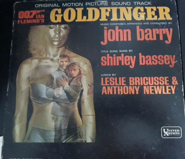 John Barry : Goldfinger (Original Motion Picture Soundtrack) (LP, Album, Mono)