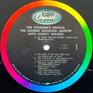 The George Shearing Quintet With Nancy Wilson : The Swingin's Mutual (LP, Album, Mono, RE, Los)