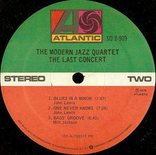 Laden Sie das Bild in den Galerie-Viewer, The Modern Jazz Quartet : The Last Concert (2xLP, Album, Gat)
