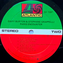 Load image into Gallery viewer, Gary Burton &amp; Stephane Grappelli* : Paris Encounter (LP, Album, RP, Mon)
