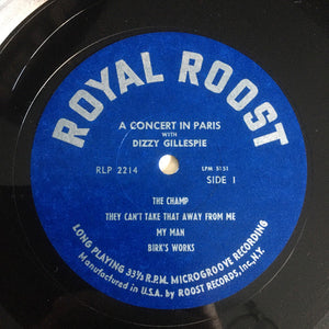 Dizzy Gillespie : Concert In Paris (LP, Album)