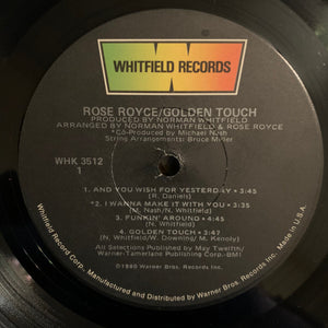 Rose Royce : Golden Touch (LP, Album, Jac)