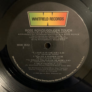 Rose Royce : Golden Touch (LP, Album, Jac)