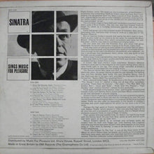 Laden Sie das Bild in den Galerie-Viewer, Frank Sinatra : Sinatra Sings Music For Pleasure (LP, Comp, Mono)
