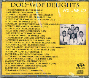 Various : Doo-Wop Delights Volume #3 (CD, Comp)