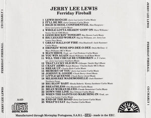 Jerry Lee Lewis : Ferriday Fireball (CD, Comp, RE)