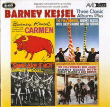 Laden Sie das Bild in den Galerie-Viewer, Barney Kessel : Three Classic Albums Plus: Some Like It Hot / The Poll Winners / Carmen / The Poll Winners Ride Again! (2xCD, Comp)
