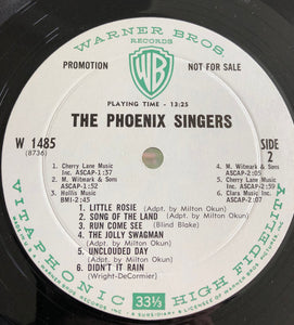 The Phoenix Singers : The Phoenix Singers (LP, Album, Mono, Promo, Whi)