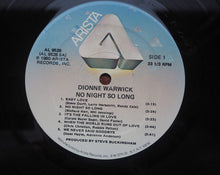 Laden Sie das Bild in den Galerie-Viewer, Dionne Warwick : No Night So Long (LP, Album, dif)
