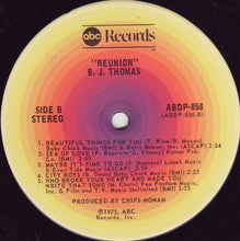 Charger l&#39;image dans la galerie, B.J. Thomas : Reunion (LP, Album)
