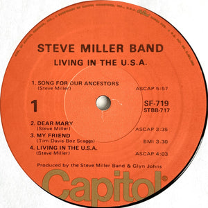 The Steve Miller Band* : Living In The U.S.A. (LP, Album, RE)