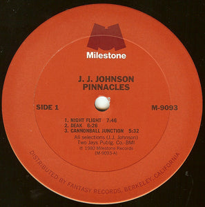 J.J. Johnson : Pinnacles (LP, Album)