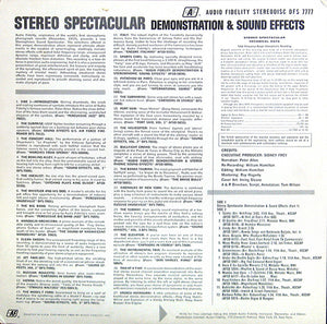 No Artist : Stereo Spectacular Demonstration & Sound Effects (LP, Album, Comp)