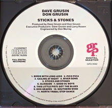 Load image into Gallery viewer, Dave Grusin And Don Grusin : Sticks And Stones (CD, Album)
