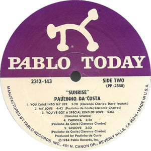 Paulinho Da Costa : Sunrise (LP, Album)
