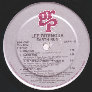 Lee Ritenour : Earth Run (LP, Album)