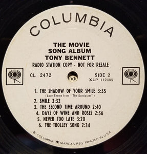 Tony Bennett : The Movie Song Album (LP, Album, Promo)