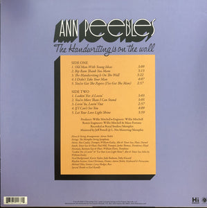 Ann Peebles : The Handwriting Is On The Wall (LP, Album, RE)