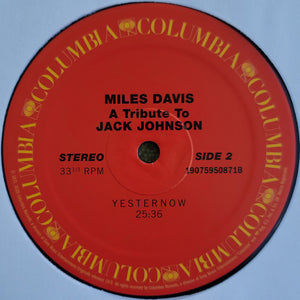 Miles Davis : A Tribute To Jack Johnson (LP, Album, RE)
