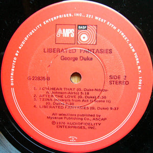 George Duke : Liberated Fantasies (LP, Album, Scr)