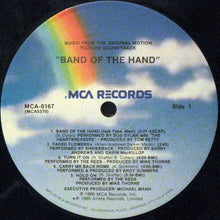 Laden Sie das Bild in den Galerie-Viewer, Various : Band Of The Hand (Original Motion Picture  Soundtrack) (LP, Album)
