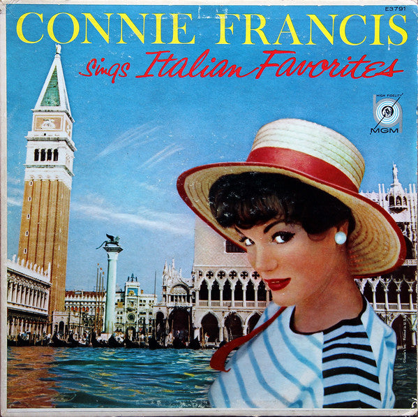 Connie Francis : Sings Italian Favorites (LP, Album, Mono)