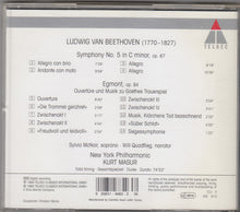 Load image into Gallery viewer, Beethoven*, Sylvia McNair, Will Quadflieg, New York Philharmonic Orchestra*, Masur* : Symphony No. 5 / Egmont (CD, Club, RE)
